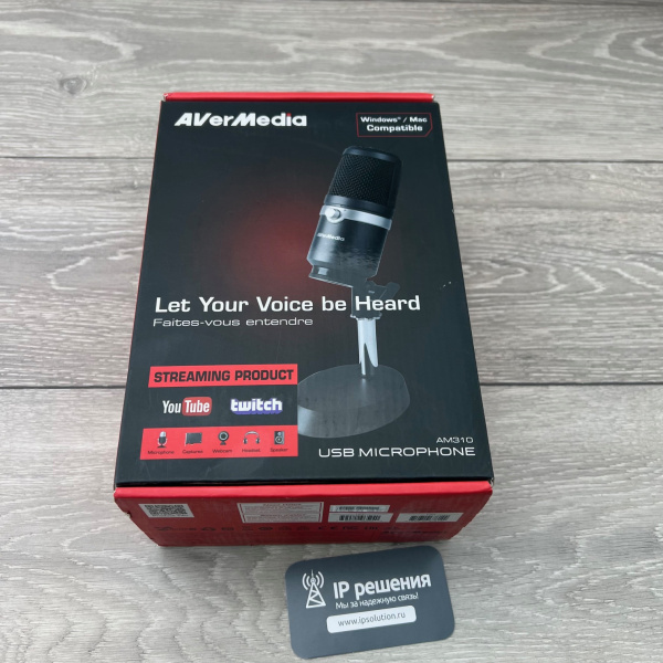 AVerMedia AM310, USB микрофон